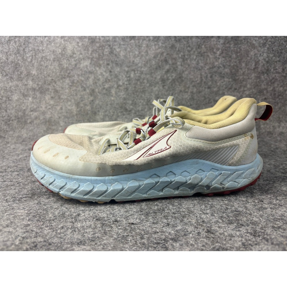 Altra Outroad 2 Running Shoes Womens 10.5 Tan Blue Trail Road AL0A82CY444